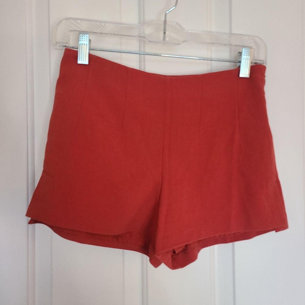 I LOVE H81 Red Shorts Size 25
